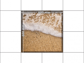 panele podłogowe 60 x 60 Piaszczysta plaża